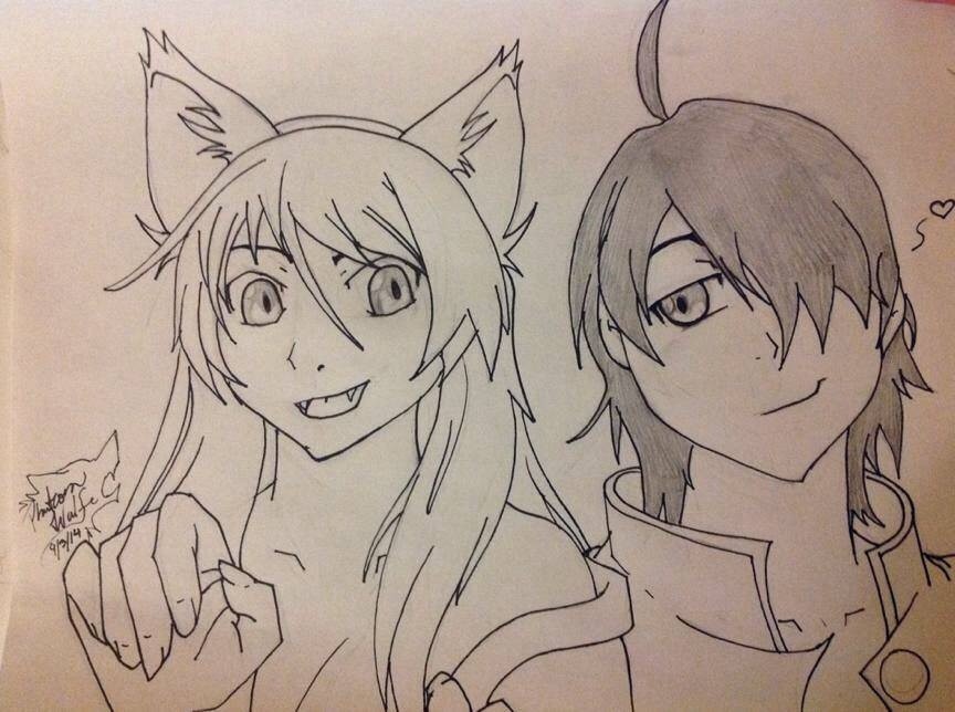 Tsubasa-Hanekawa-and-kyomi-Araragi