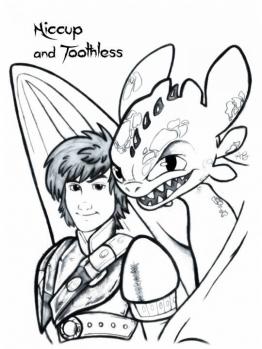 How To Train Your Dragon: Hiccup and Toothless (Un by Alexbee42