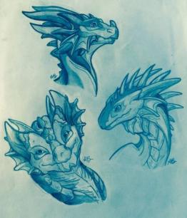 Three Dragons by Alexbee42