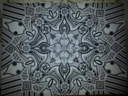 15''x20'' sharpie mandala