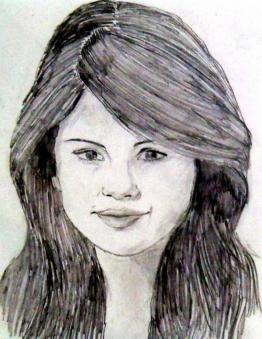 Selena Gomez Sketch