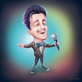 Caricature of a friend