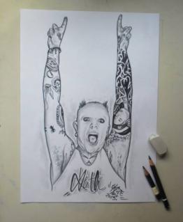 Keith Flint from The Prodigy