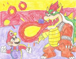 Mario vs Bowser