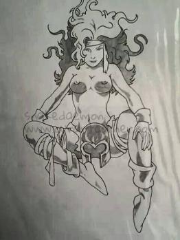 rogue with magnetos helmet