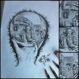 Hand with Reflecting Sphere