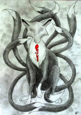 Slender fox by  Dimasaurus Art 