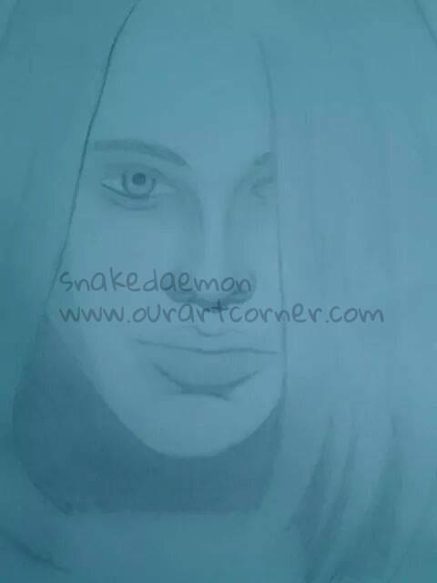 jennifer garner as sydney bristow drawn at school