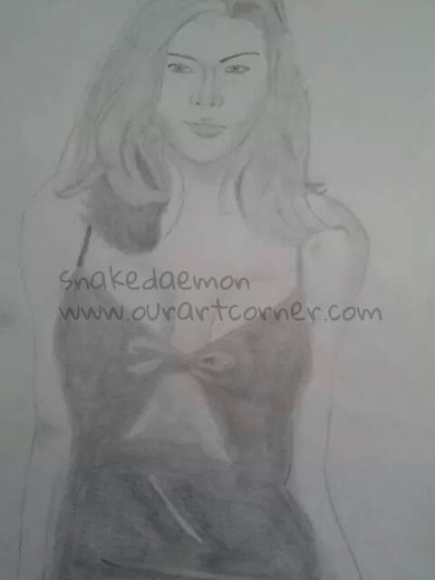 denise richards drawn at school