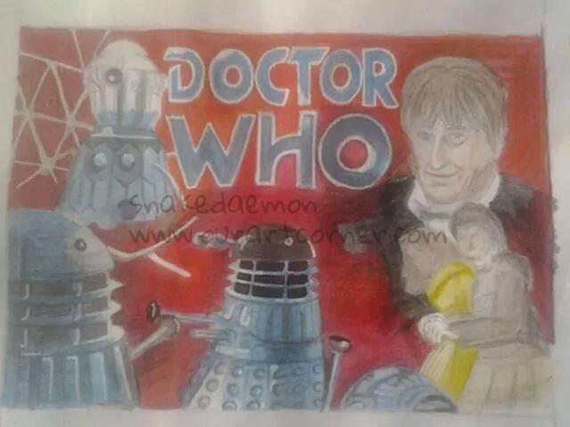evil of the daleks (postcard size)