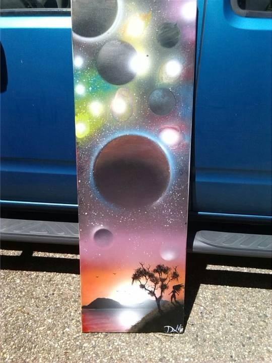 Horizon of a distant planet