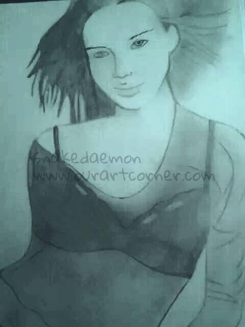 jessica alba drawn at school