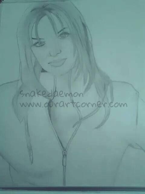 Britney spears drawn at school