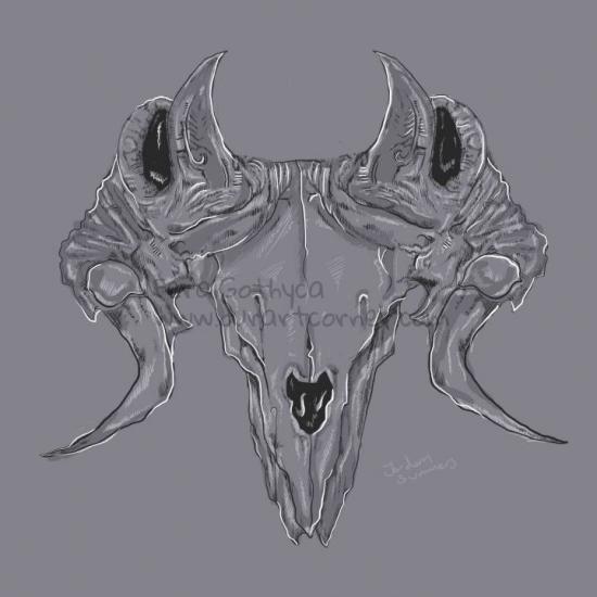 skull by blvckink