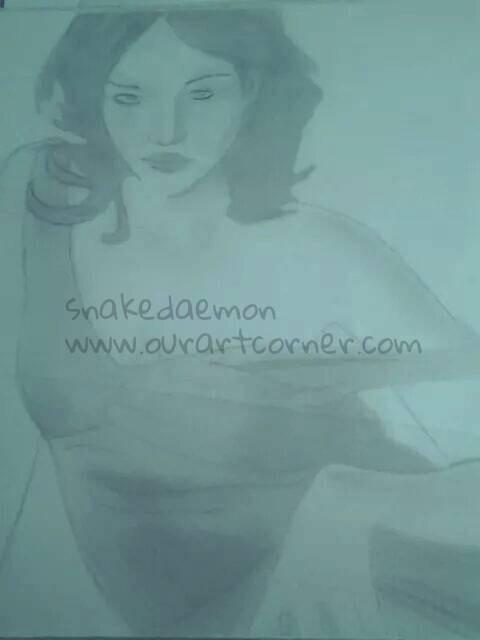 jessica alba drawn at school