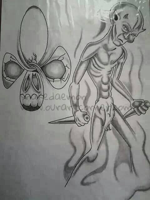 alien and alien skull