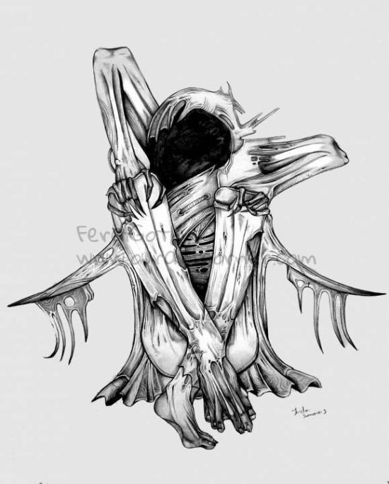 paranoia - horror contest entery by blvckink