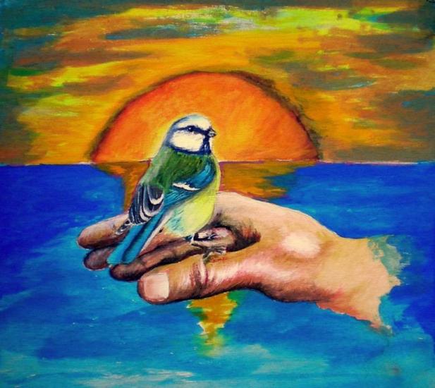 Bird and sea
