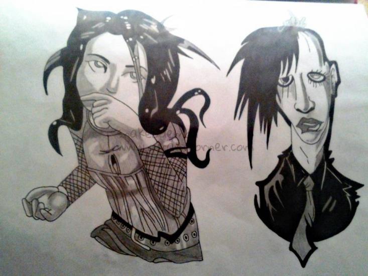 amy lee and marilyn manson