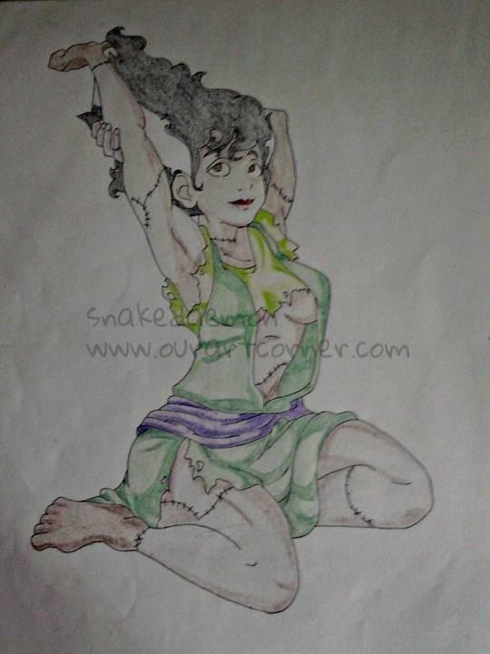 grown up elsa (scooby doo and the ghoul school)