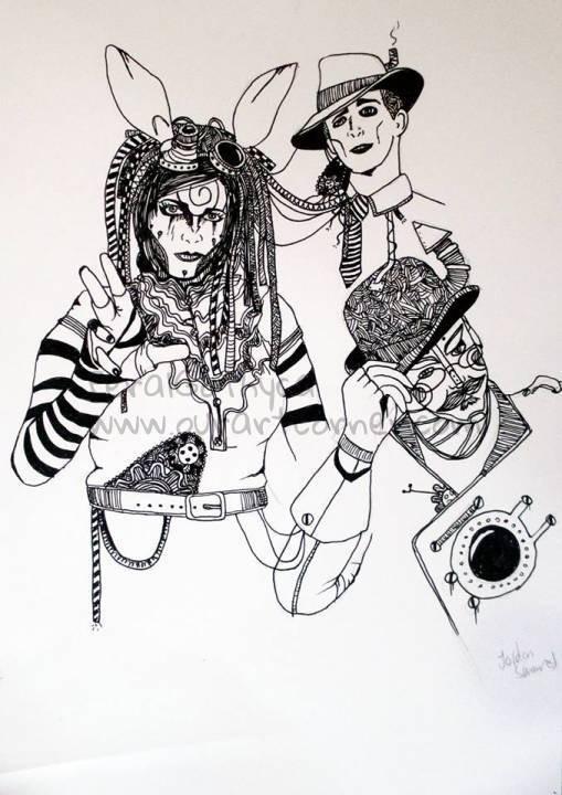 steam powered giraffe by blvckink