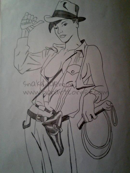 female indiana jones