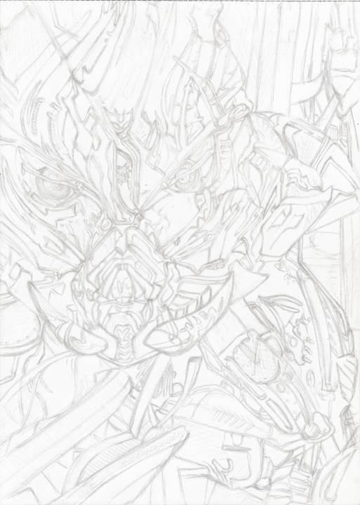 Transformers - Starscream (outline)