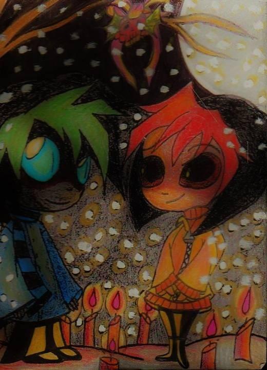 Damian and Yvonne's Misletoe by XML