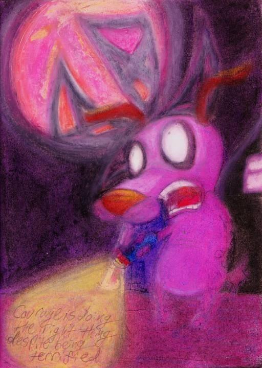 Courage the Cowardly Dog by XML