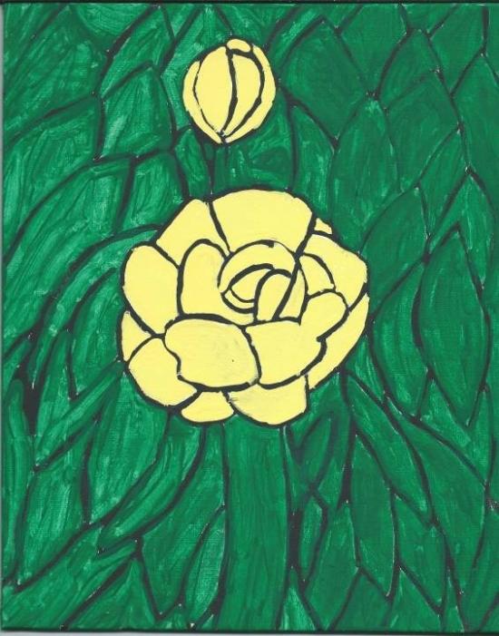 yellow rose