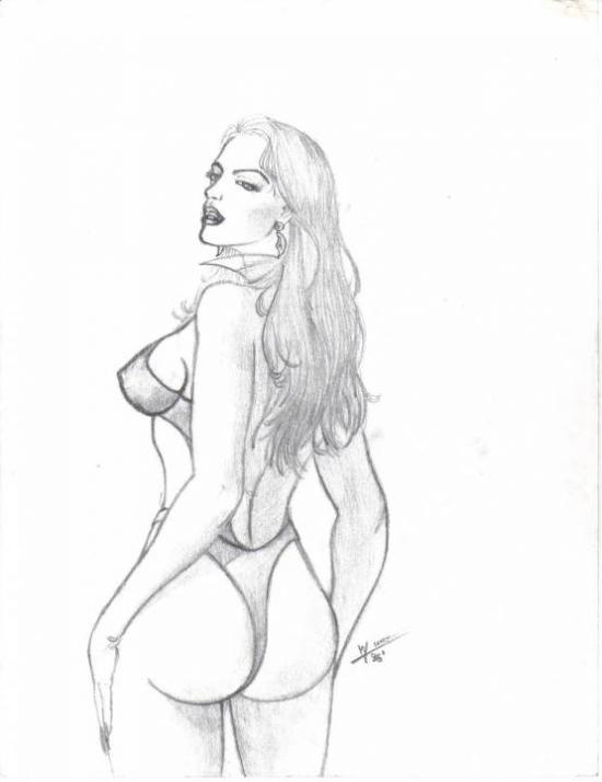 Vampirella my version by Oscarlira