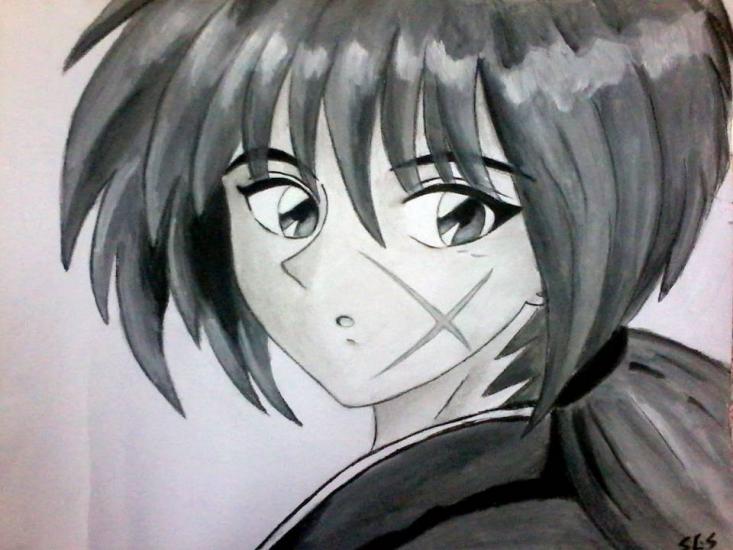 Kenshin ( Black and white)