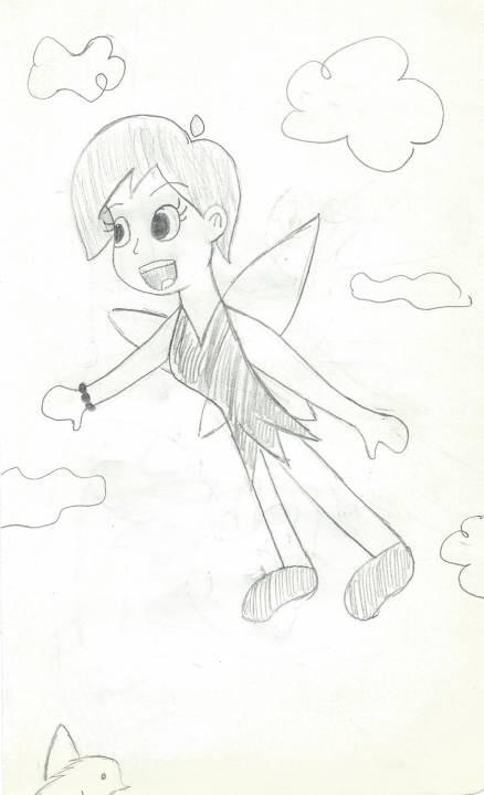 Fairy Flying by Ella