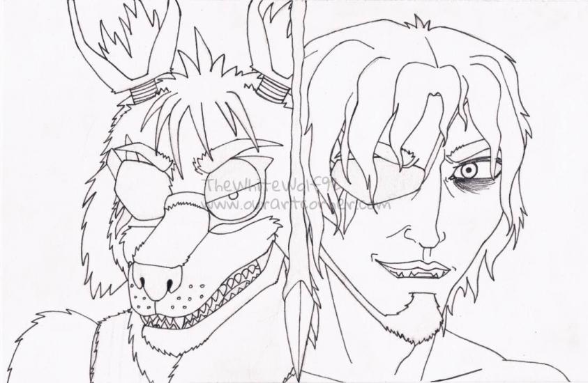 FNaF-Foxy by UniqueWhiteWolf137