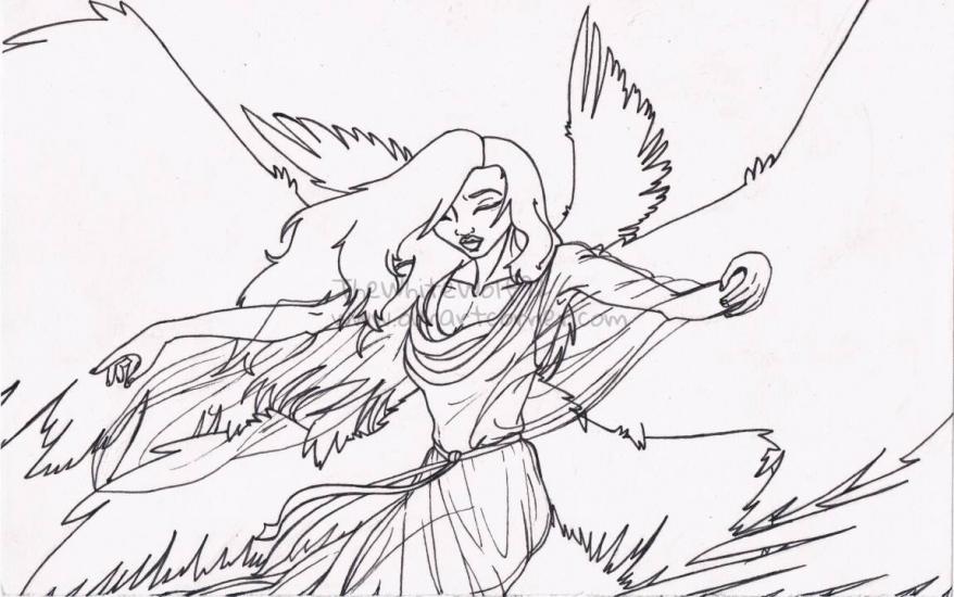 Angel by UniqueWhiteWolf137