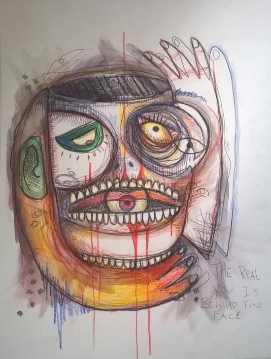 self portrait by blvckink