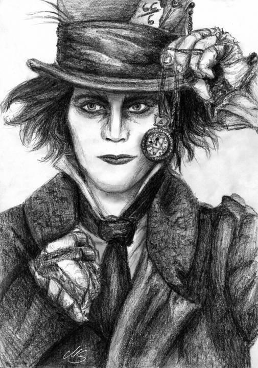 Ville Valo as Mad Hatter-1 by SarembaArt