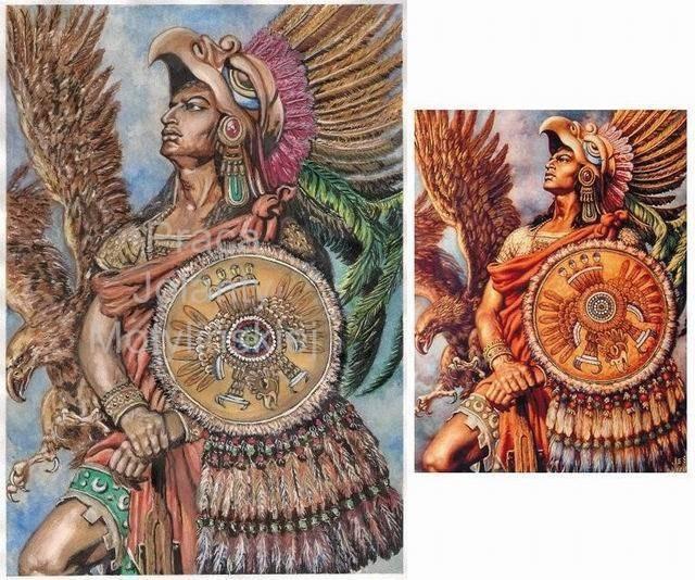 Aztec Warrior-3 by jolabrodnica