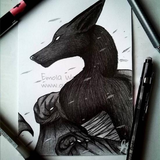 ... (Sketch Practice) by  Emola Wolf 