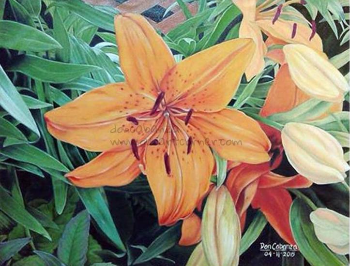 Yellow Lily by Don Art