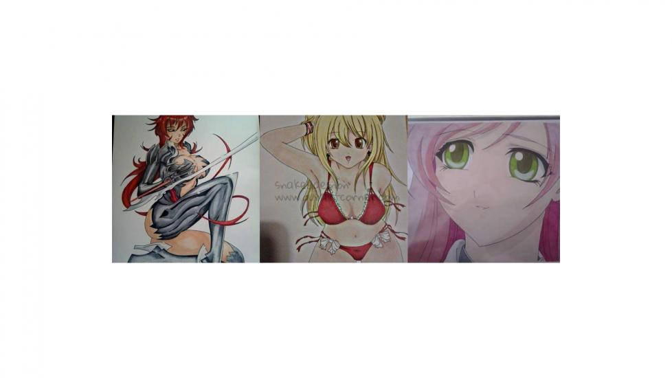 masane amaha, misa amane and moka akashiya(all hav