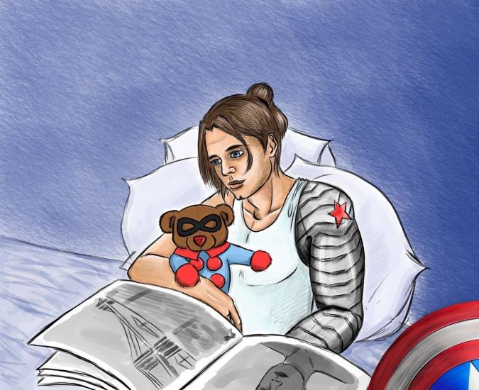 Bucky and Bucky Bear by Kana Go