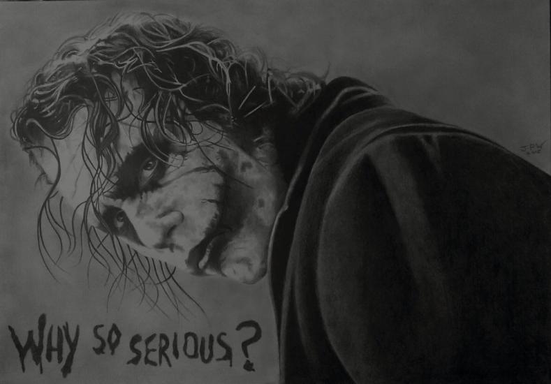 Heath Ledger as The Joker by JPW Artist