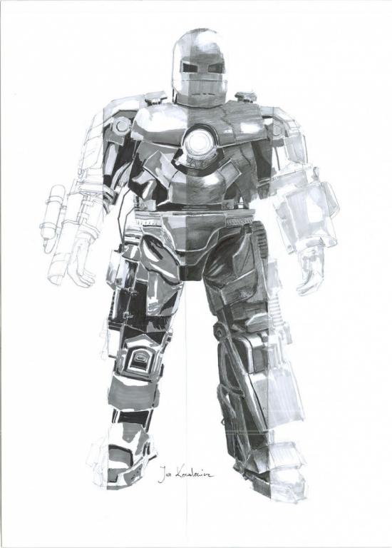 Iron man mark 1 by Jandraws