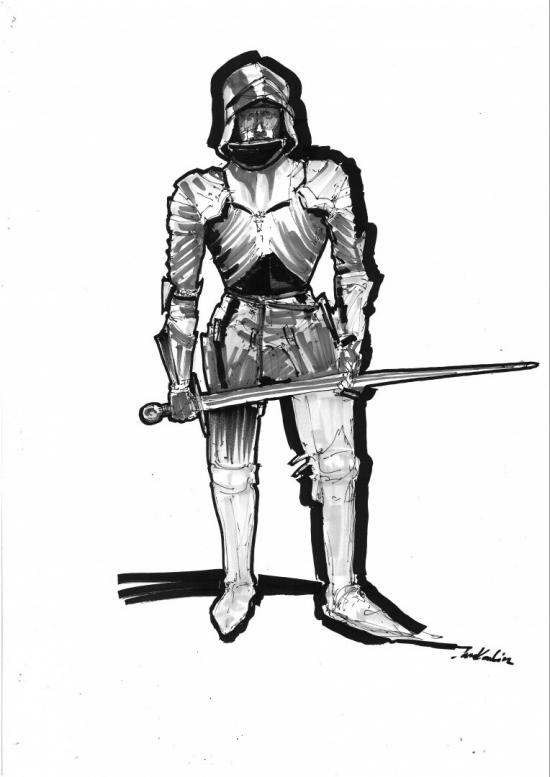 Knight by Jandraws