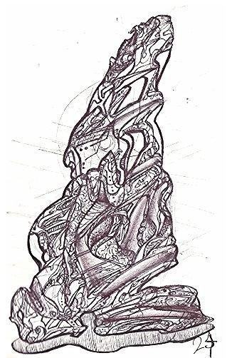 mayan sculpture by munchywheats