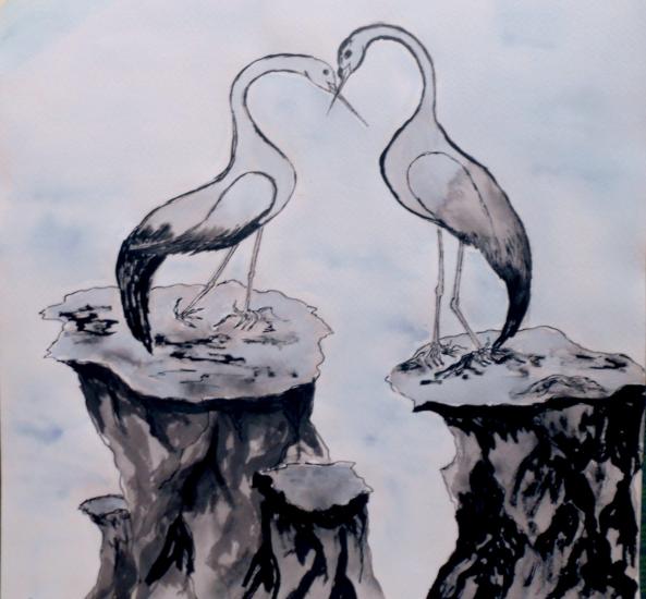 Cranes by Dreamcatcher7