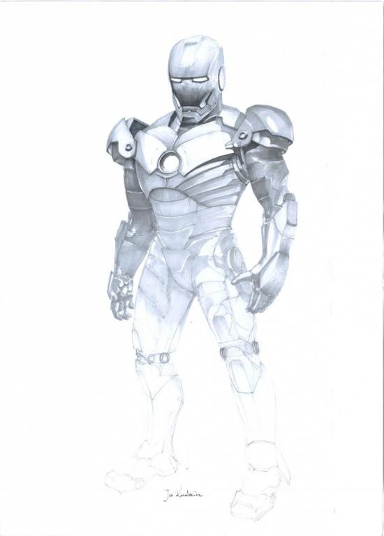 Iron man mark 2 by Jandraws