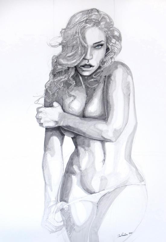 Workout girl by Jandraws