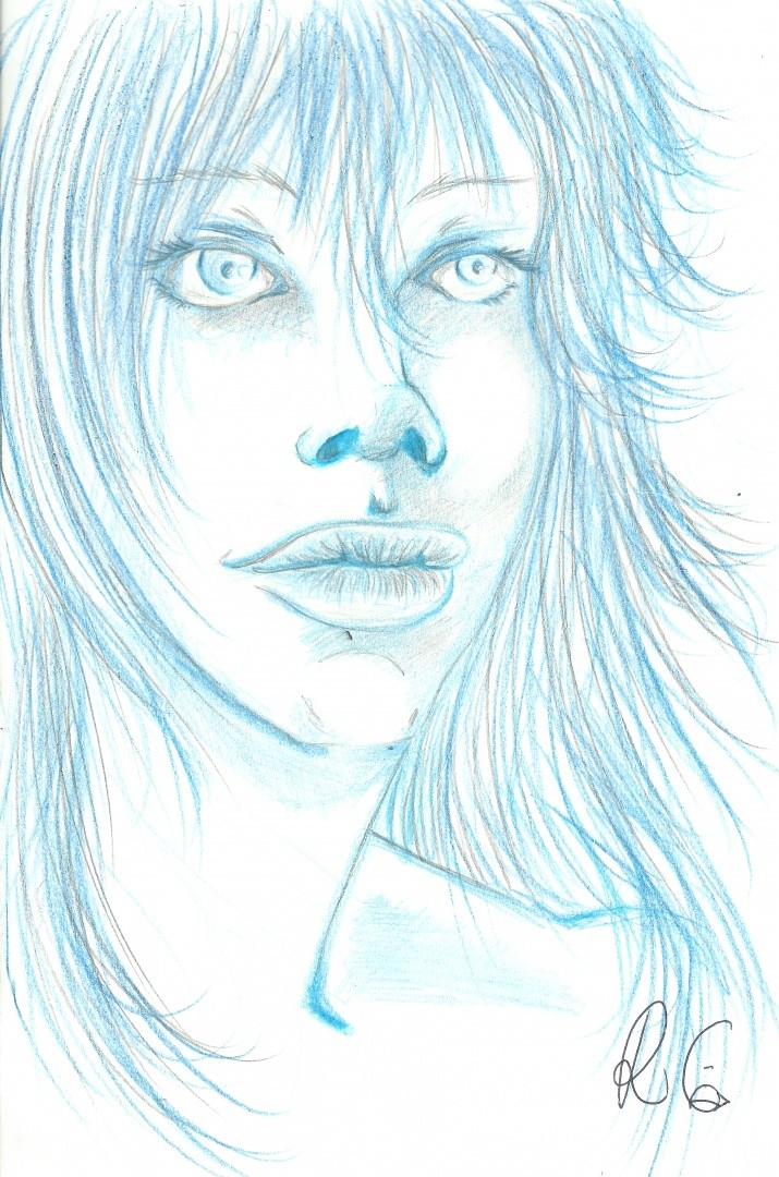 Blue-girl-with-big-lips-xD